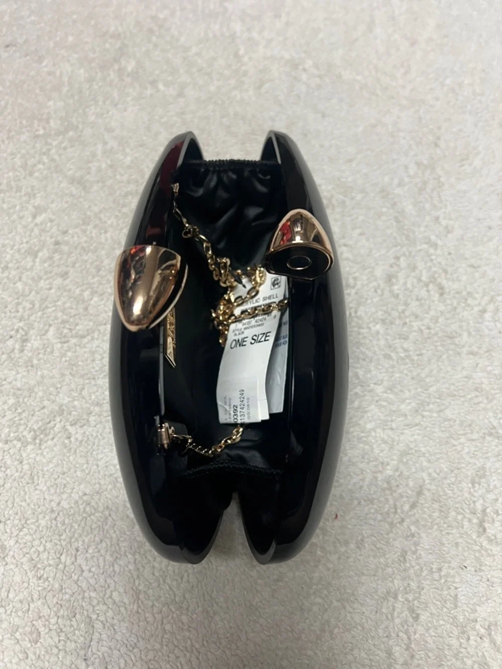 .N.C. International Concepts Acrylic Shell Clutch